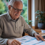 A Retired person calculating his needs