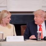 Washington Dc Attorney General Pam Bondi Speaks Alongside U.s. President Donald Trump At A Roundtable In The State Dining Room
