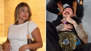 Aalyah Mysterio Reacts As Rey Mysterio Stands Over Dominik In A Wwe Ring
