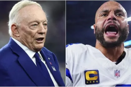 Jerry Jones Speaking Passionately On The Sidelines After A Cowboys Loss