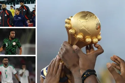 Afcon 2025 Top Goalscorers Celebrating In Stadium Action