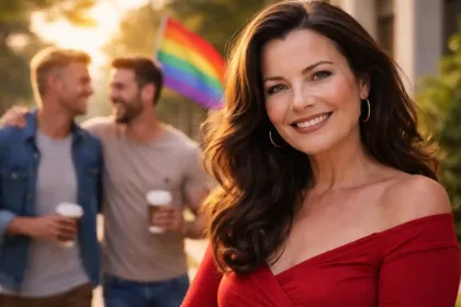 Fran Drescher smiling at a public event
