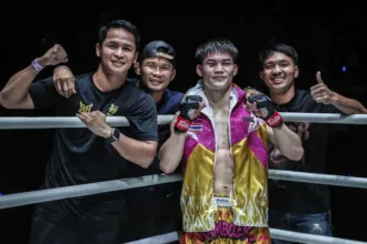 Rambolek Victorious Ko At One Fight Night 39 With Superbon And Nong O Celebrating
